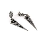 Βυζαντινά Σκουλαρίκια Ασήμι 925 - Yianni Jewelry