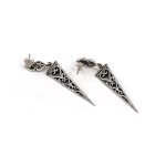 Βυζαντινά Σκουλαρίκια Ασήμι 925 - Yianni Jewelry - Image 2