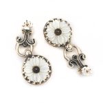 Σκουλαρίκια Βυζαντινά Mother of Pearl - Yianni Jewelry - Image 2