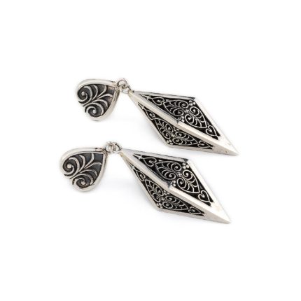 Βυζαντινά Σκουλαρίκια Ασήμι 925 - Yianni Jewelry