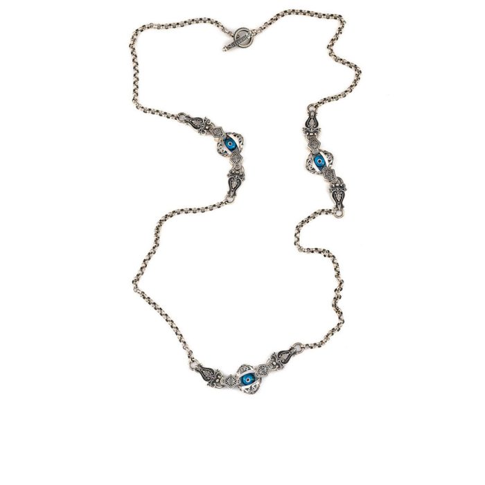Βυζαντινό Κολιέ Ασήμι 925 - Yianni Jewelry - Image 1
