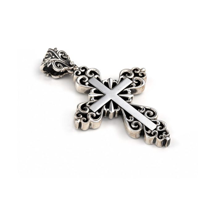 Βυζαντινός Σταυρός Ασήμι 925 - Yianni Jewelry - Image 1