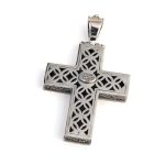 Byzantine Orthodox Cross Pendant Silver 925 - Image 3