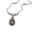 Byzantine Pearl Pendant Ariadne Sterling Silver – Yianni Jewelry - Image 2