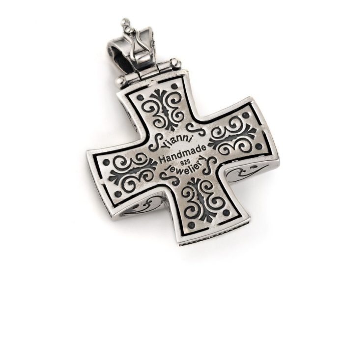 Βυζαντινός Σταυρός Ασήμι 925 - Yianni Jewelry - Image 2