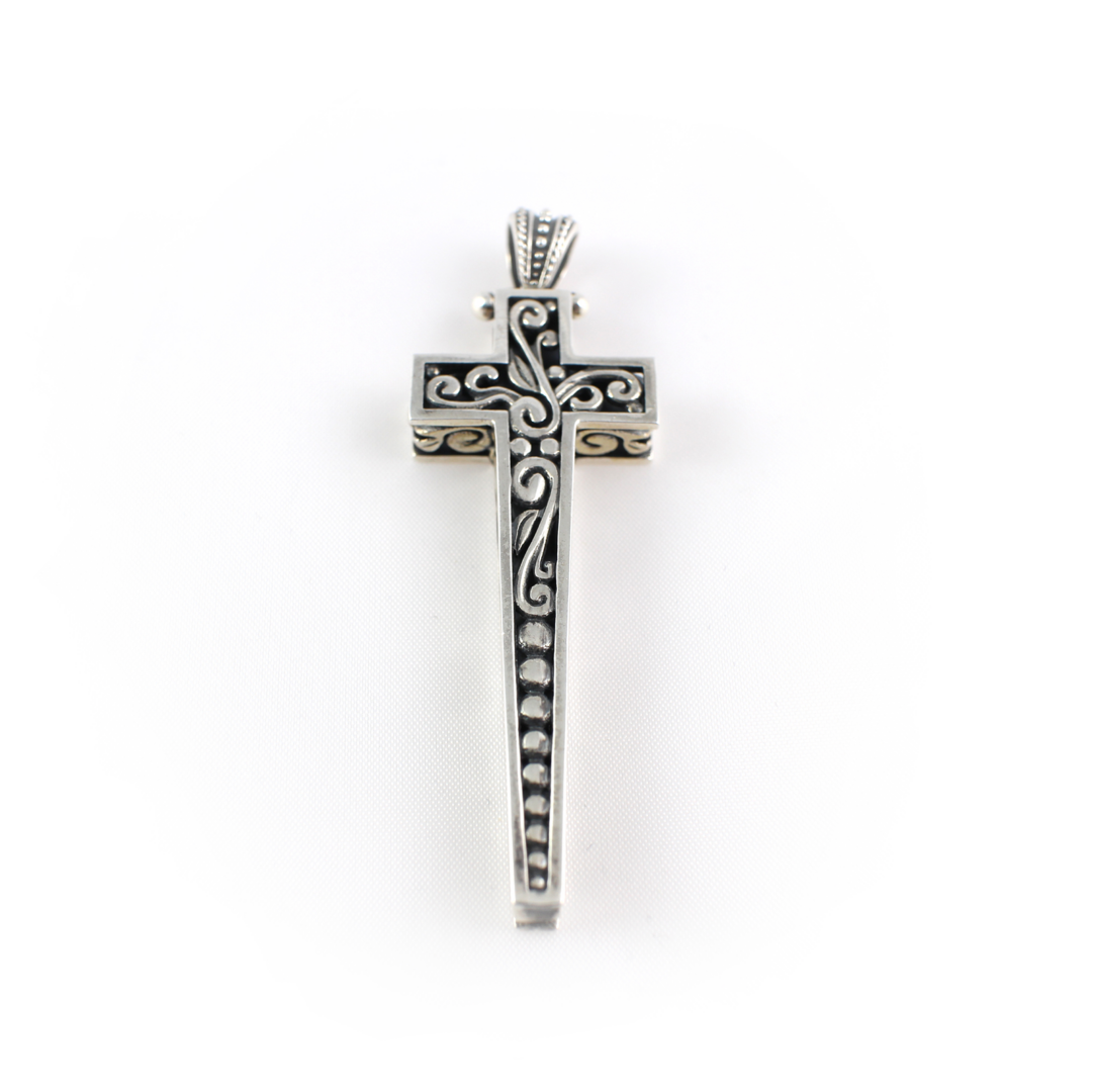 YI-P-1035 Sterling Silver Cross Pendant