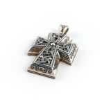 Sterling Silver Byzantine Cross - Yianni Jewelry - Image 2