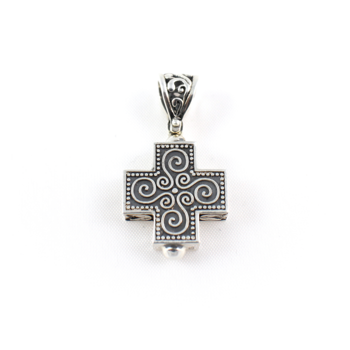 Βυζαντινός Σταυρός Ασήμι 925 - Yianni Jewelry - Image 1