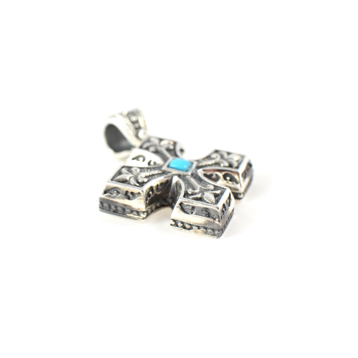 Σταυρός με Τυρκουάζ - Yianni Jewelry - Image 2