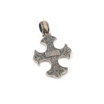 Patmos Cross in Sterling Silver with 18K Gold - Image 2