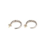 Kassandra Hoops earrings in 18K Gold and Sterling Silver - Image 2