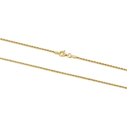 Αλυσίδα Rope 40 cm – Eπιχρυσωμένo Ασήμι 925