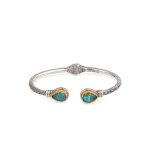 Gerochristo - Βραχιόλι Turquoise Copper από Ασήμι 925