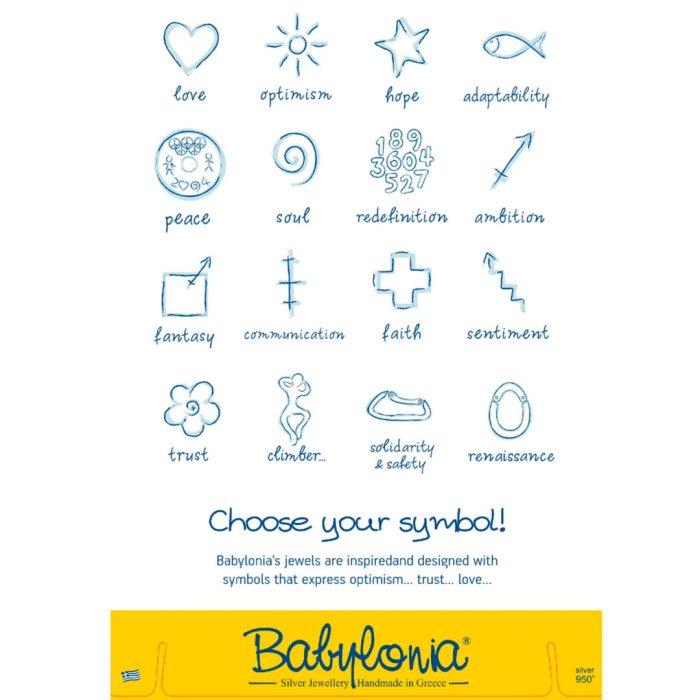 Babylonia Βραχιόλι Adaptability Hope Optimism  – Ασήμι 935 - Image 3