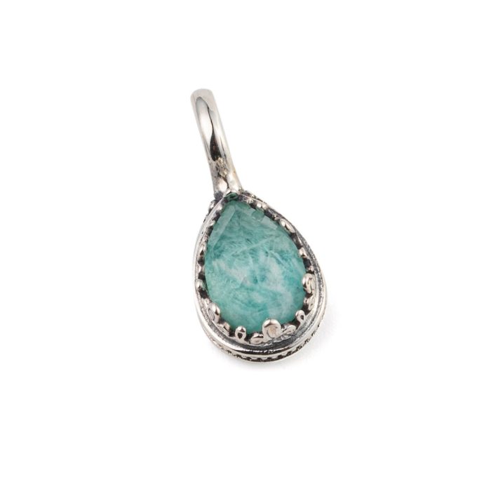 Gerochristo - Aegean colors pendant with Gemstone - Image 5