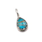Gerochristo - Aegean colors pendant with Gemstone - Image 2