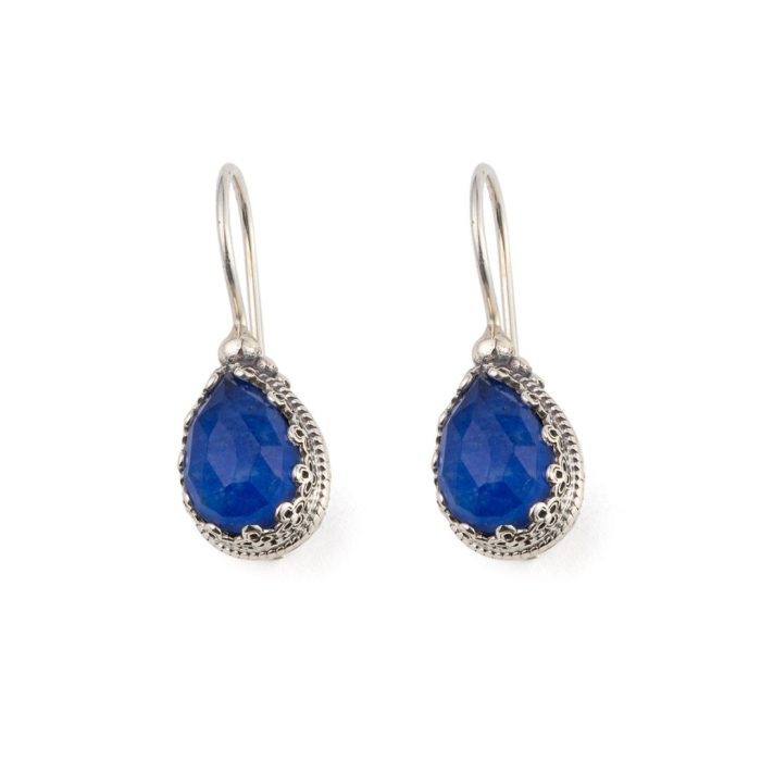 Gerochristo - Aegean Colors Earrings with Gemstone - Image 3