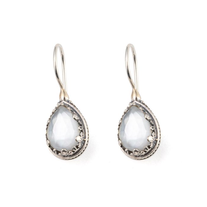 Gerochristo - Aegean Colors Earrings with Gemstone - Image 4