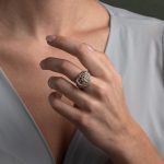 Gerochristo - Mediterranean heart Ring in 18K Gold and Sterling Silver - Image 2