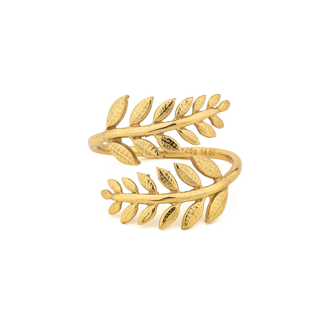 23618|23618m|23618b|package-roots Sterling Silver Fern Ring