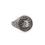Gerochristo – Medusa Men’s ring in sterling silver