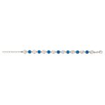 Spiral Bracelet - 925 Sterling Silver with Opal - Image 6