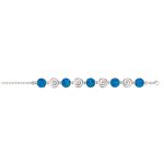 Spiral Bracelet - 925 Sterling Silver with Opal - Image 9