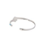 Blue Opal Cuff Bracelet - 925 Sterling Silver - Image 3