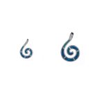 Blue Opal Spiral Pendant - Image 5