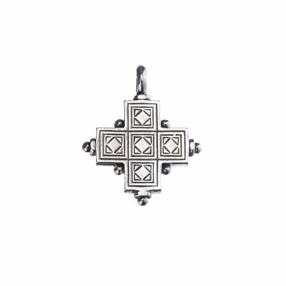 5073 Gerochristo - Cross in 925 Sterling Silver - Image 1