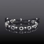 Sterling Silver Link and Cord combo Bracelet - Image 6