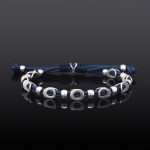 Sterling Silver Link and Cord combo Bracelet - Image 4