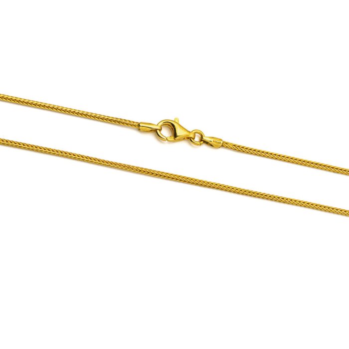 Ασήμι 925 Επιχρυσωμένη Αλυσίδα 58 cm - Image 1