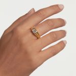 PD Paola Octagon Shimmer Stamp Ring - Image 2