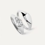 PDPAOLA Devi Stamp Silver Ring - Image 3