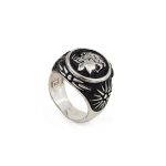 925 Sterling Silver Alexander the Great Vergina Ring - Image 2