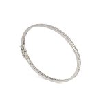 Meander Bangle Bracelet – Sterling Silver and Gold Plated - Image 6
