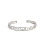 Greek Key Cuff Bracelet - 925 Sterling Silver - Image 5
