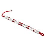 Babylonia Red Silver Bracelet ~ Οptimism and Communication - Image 2
