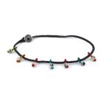 Babylonia Bracelet Symbols Dark Grey – 935 Sterling Silver