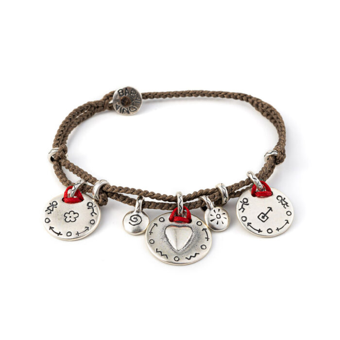 Babylonia Βραχιόλι Charm Καφέ – Ασήμι 935 - Image 1