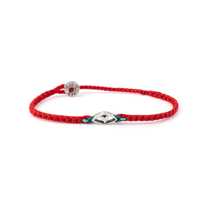 Babylonia Bracelet Wide Lovely Eye – Sterling Silver - Image 1