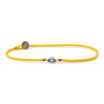 Babylonia Bracelet Blue Daisy  – 935 Sterling Silver