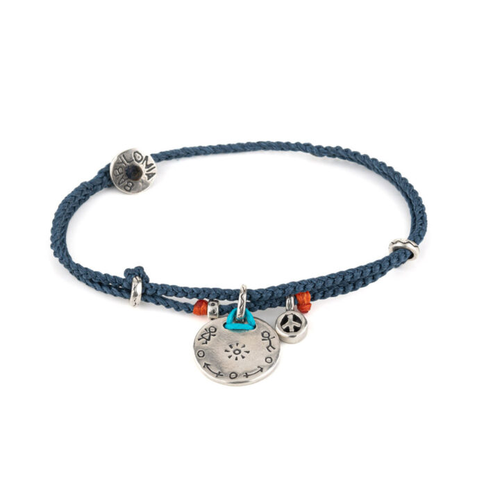 Babylonia Bracelet Charming Happy – 935 Sterling Silver - Image 1