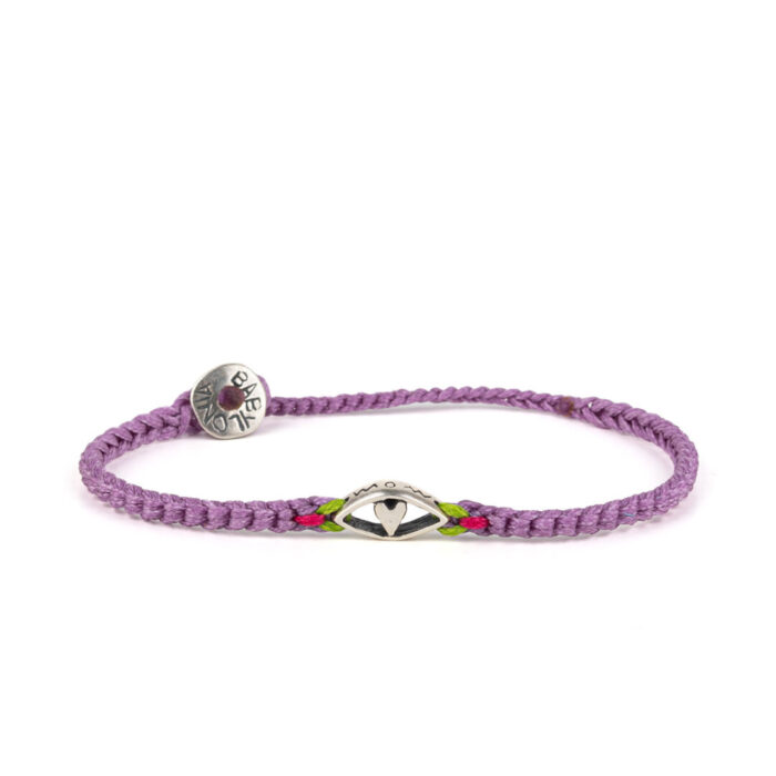 Babylonia Bracelet Wide Lovely Eye – Sterling Silver - Image 2