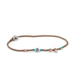 Babylonia Βραχιόλι Peace Trust Love - Ασήμι 935