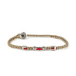 Babylonia Bracelet Blue Lines – 935 Sterling Silver - Image 2
