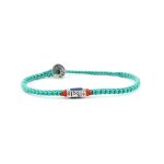 Babylonia Bracelet Aqua Fish - 935 Sterling Silver