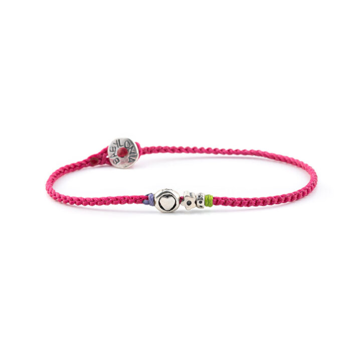 Babylonia Bracelet Love and Trust Pink - Sterling Silver - Image 1