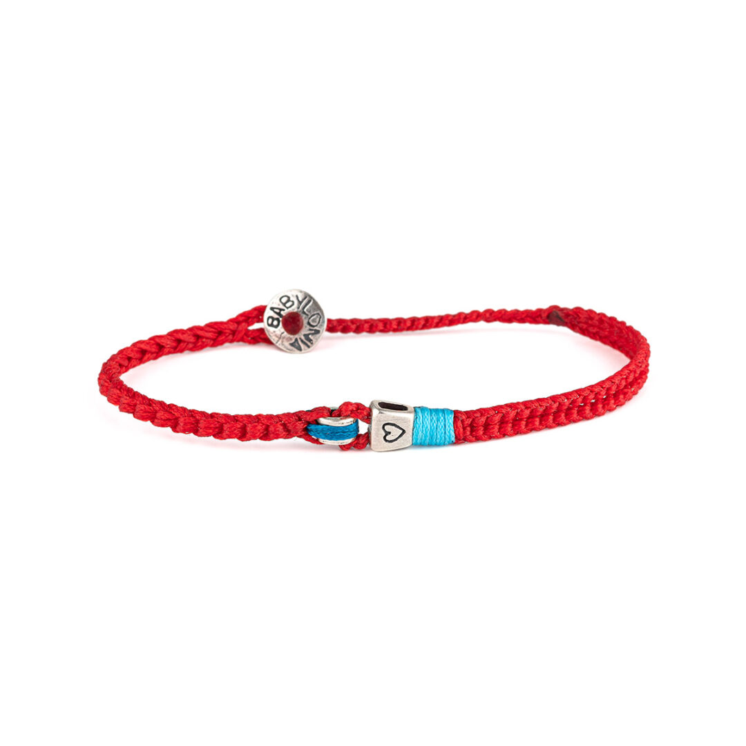 BA-B-ON396 Babylonia Bracelet 935⁰ Sterling Silver - Heart - Image 1